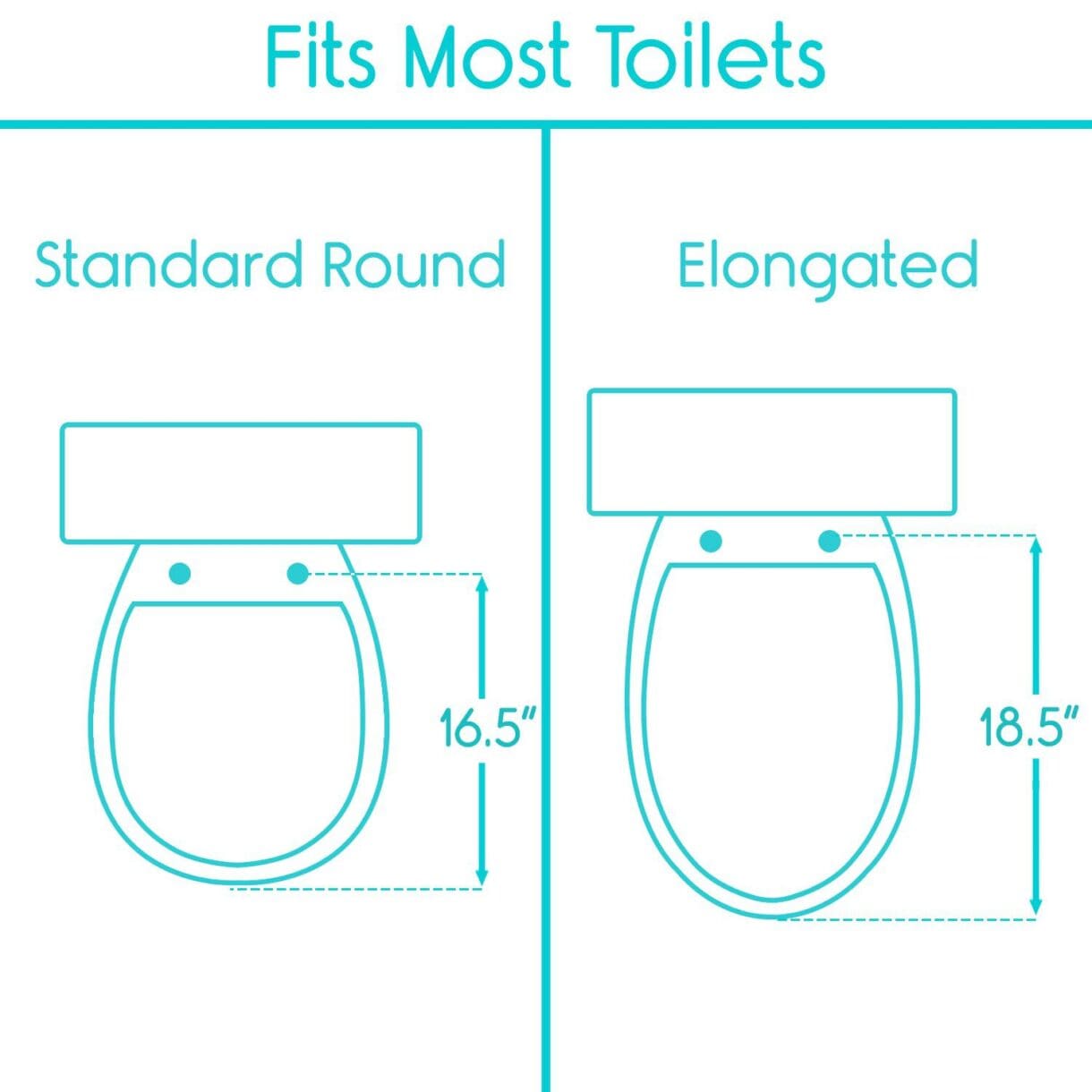 A toilet with the lid up and a toilet without.