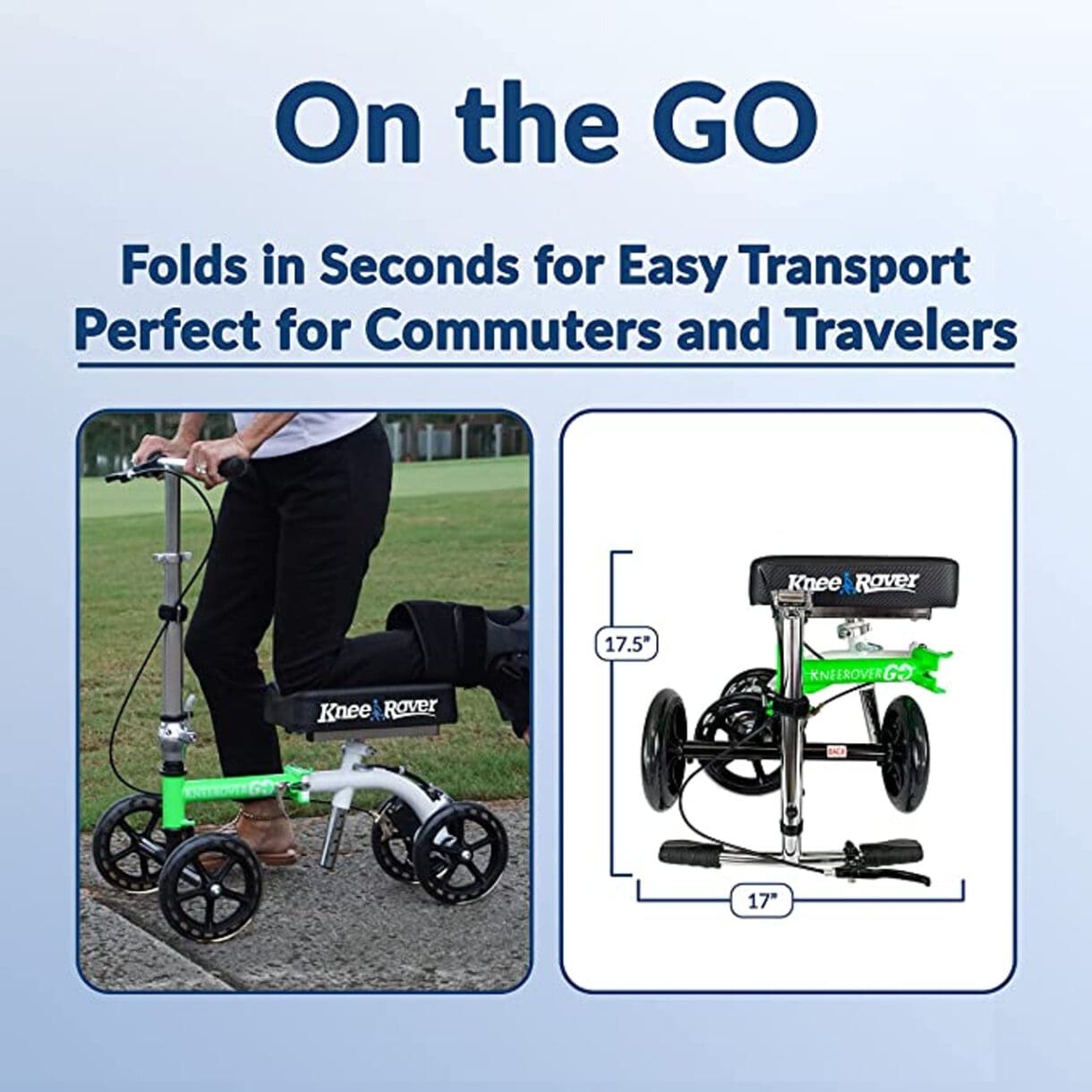 A picture of the side view and diagram for the scooter.