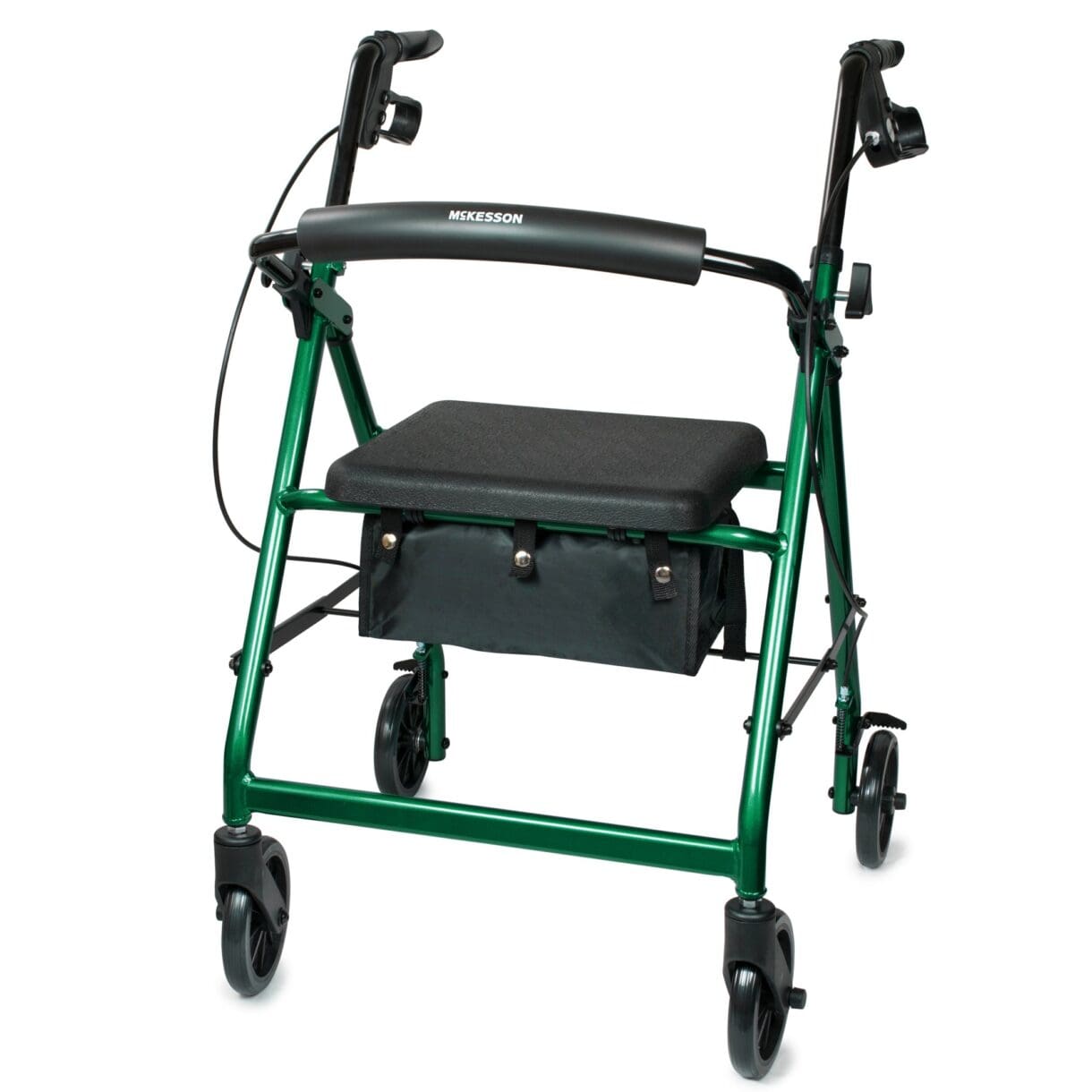 McKESSON LIGHTWEIGHT ALUMINUM FOLDING ROLLATOR