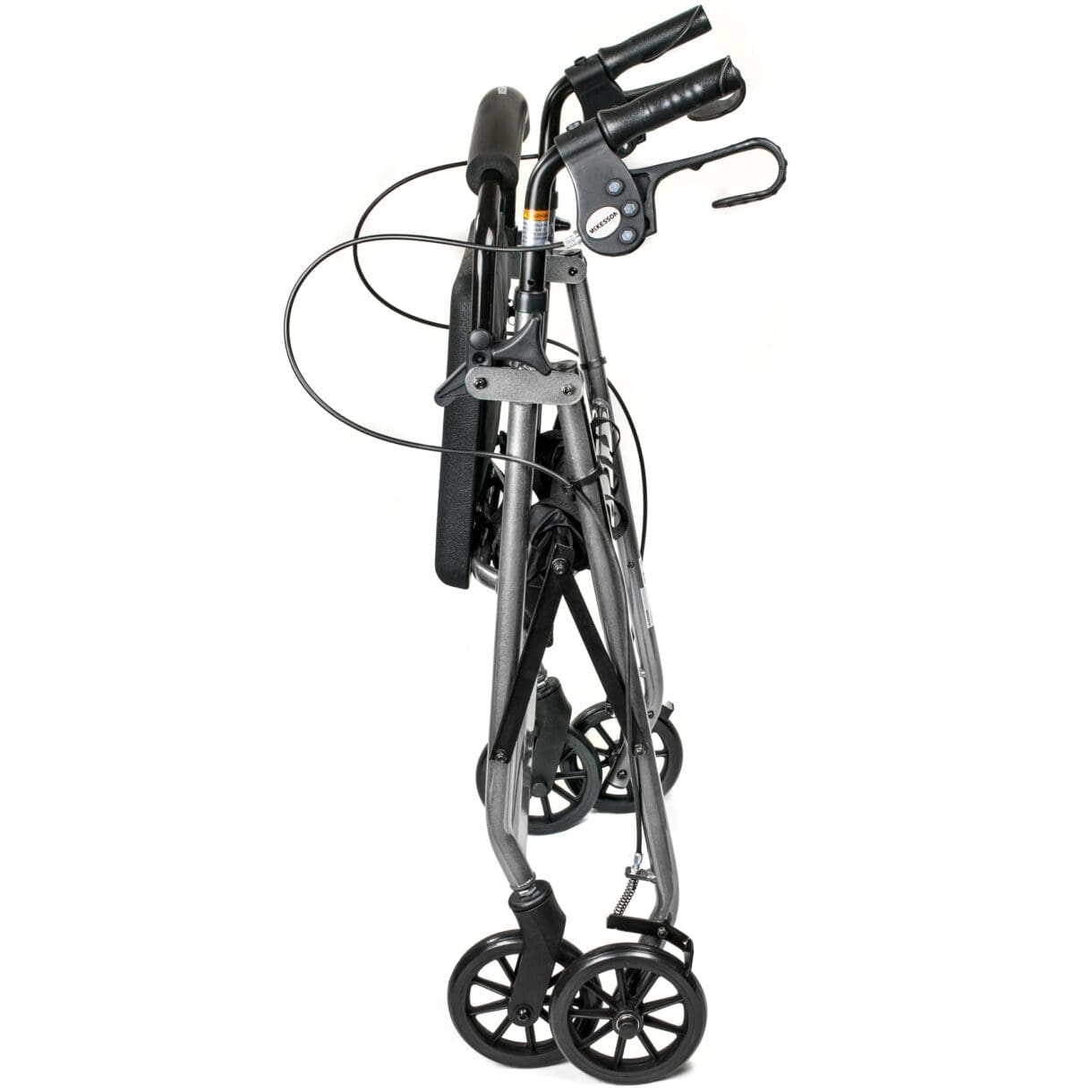 McKESSON LIGHTWEIGHT ALUMINUM FOLDING ROLLATOR - Image 5