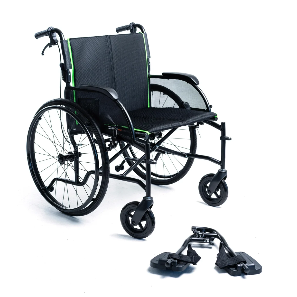 FEATHER HEAVY DUTY LIGHTWEIGHT MANUAL WHEELCHAIR - Image 8