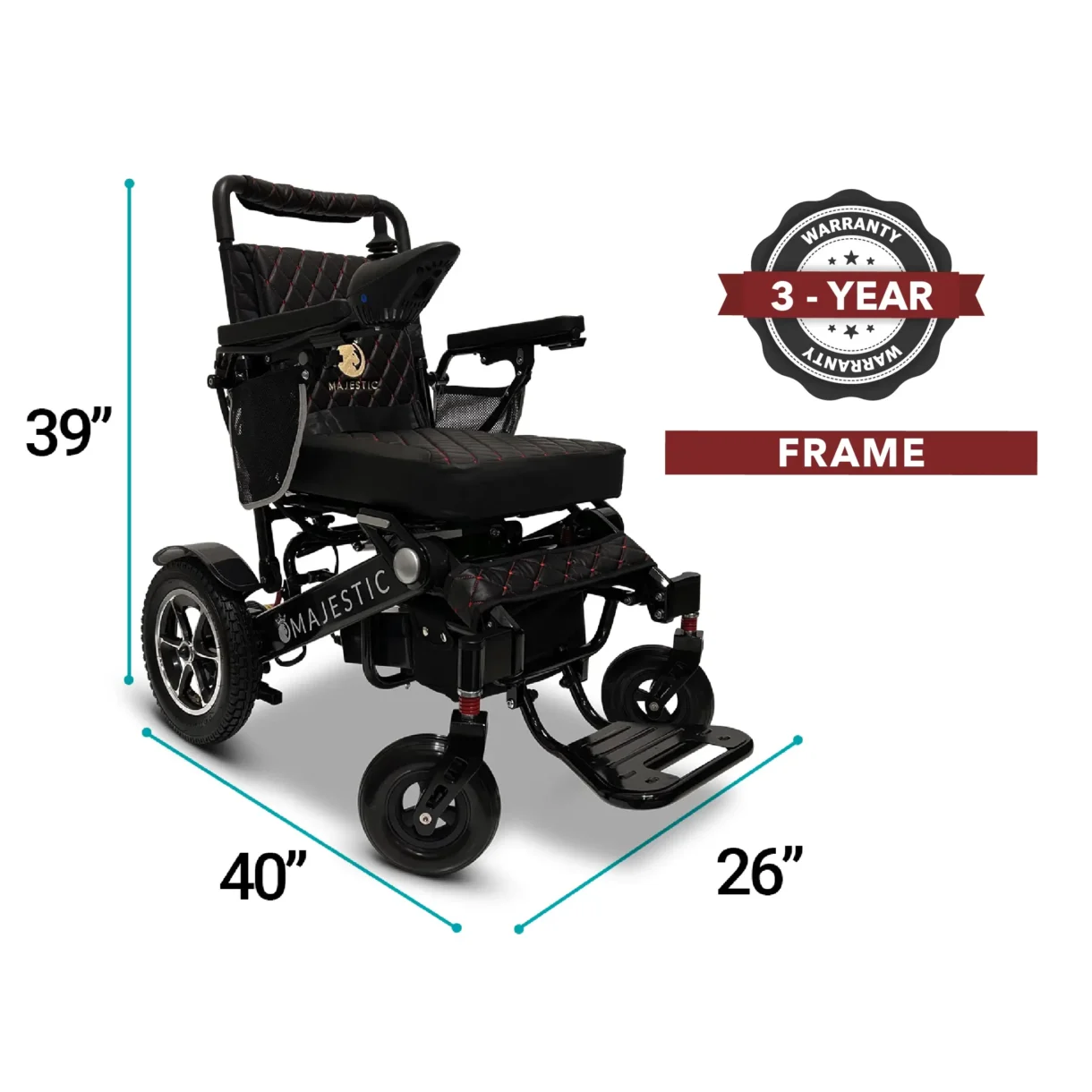 COMFYGO MAJESTIC IQ-7000 AUTO FOLDING ELECTRIC WHEELCHAIR - Image 5